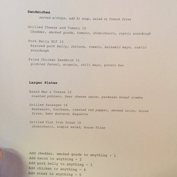 Side A Brewing - Back of menu - Breweries Near Me - La Grande, Oregon Side A Brewing - Back of menu - Breweries Near Me - La Grande, Oregon