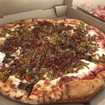 Village Pizza - Spicy Italian and green chili - yum! - Pizza Near Me - Corrales, New Mexico