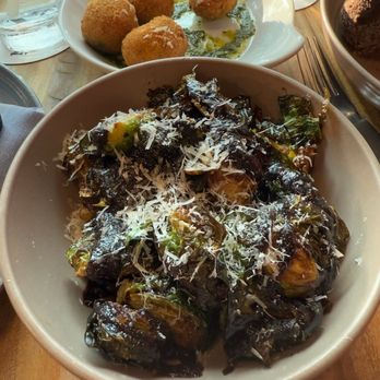 Monarch Ocean Pub - Crispy Brussels sprouts Potato and Gruyère croquettes - Gastropubs Near Me - Del Mar, California Monarch Ocean Pub - Crispy Brussels sprouts Potato and Gruyère croquettes - Gastropubs Near Me - Del Mar, California