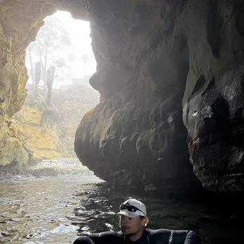 La Jolla Kayak - John guiding us through the cave - Tours Near Me - La Jolla, California La Jolla Kayak - John guiding us through the cave - Tours Near Me - La Jolla, California