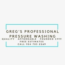 Greg's Professional Pressure Washing