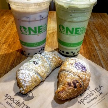 specialTEA Lounge - Vanilla chai latte w/soy milk & boba, matcha blended w/boba & matcha cream cheese & taro cream cheese croissants! Tasty! - Coffee & Tea Near Me - Miami, Florida specialTEA Lounge - Vanilla chai latte w/soy milk & boba, matcha blended w/boba & matcha cream cheese & taro cream cheese croissants! Tasty! - Coffee & Tea Near Me - Miami, Florida