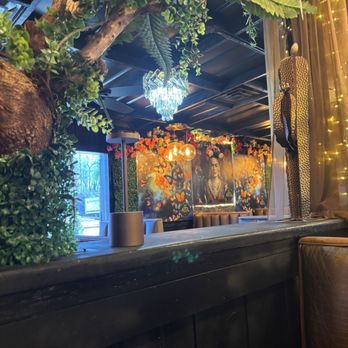 Casa Azul - Inside restaurant, lovely ambience and great music - Mexican Near Me - Gastonia, North Carolina