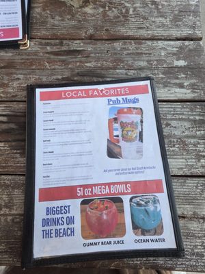 Menu photo 6 Patches Pub Panama City, FL Menu photo 6 Patches Pub Panama City, FL