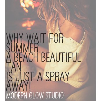 Modern Glow Studio - Be tan all year long! All natural! Top of the line products. - Spray Tanning Near Me - Wakefield, Massachusetts Modern Glow Studio - Be tan all year long! All natural! Top of the line products. - Spray Tanning Near Me - Wakefield, Massachusetts