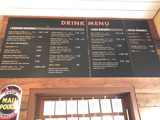 Menu photo 2 Stewarts Point Store Stewarts Point, CA