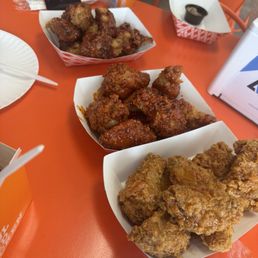25 Wing Special front hot honey, middle devil hot back 25 Wing Special front hot honey, middle devil hot back