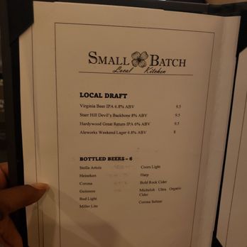 Small Batch Local Kitchen - Menu - New American Near Me - Richmond, Virginia Small Batch Local Kitchen - Menu - New American Near Me - Richmond, Virginia