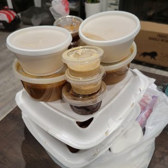 Kazu Mori - 2 orders of katsu curry delivered. Comes with miso soup, tonkatsu dipping sauce, pickled jalepenos/onions, and salad dressing. - Japanese Curry Near Me - Arcadia, California Kazu Mori - 2 orders of katsu curry delivered. Comes with miso soup, tonkatsu dipping sauce, pickled jalepenos/onions, and salad dressing. - Japanese Curry Near Me - Arcadia, California