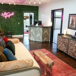 Red Sun Yoga - Relax in our laid back gathering area.