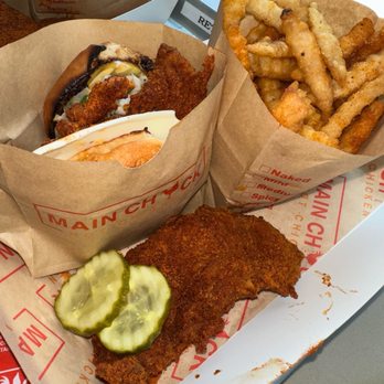 Main Chick Hot Chicken - Combo 1 (Spicy) - Chicken Shop Near Me - Pasadena, California