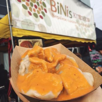 Bini's Kitchen - Bison momo with extra sauce - Himalayan/Nepalese Near Me - San Francisco, California Bini's Kitchen - Bison momo with extra sauce - Himalayan/Nepalese Near Me - San Francisco, California