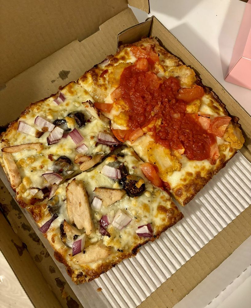 Food from Pi-Squared Pizza