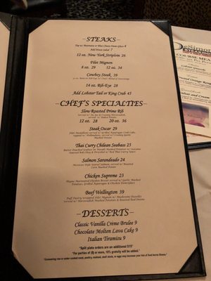 Menu photo 7 DeSimone's Steakhouse Henderson, NV Menu photo 7 DeSimone's Steakhouse Henderson, NV