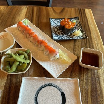 Sushi Matsu - Raider roll and Ikura - Sushi Bars Near Me - El Cerrito, California Sushi Matsu - Raider roll and Ikura - Sushi Bars Near Me - El Cerrito, California