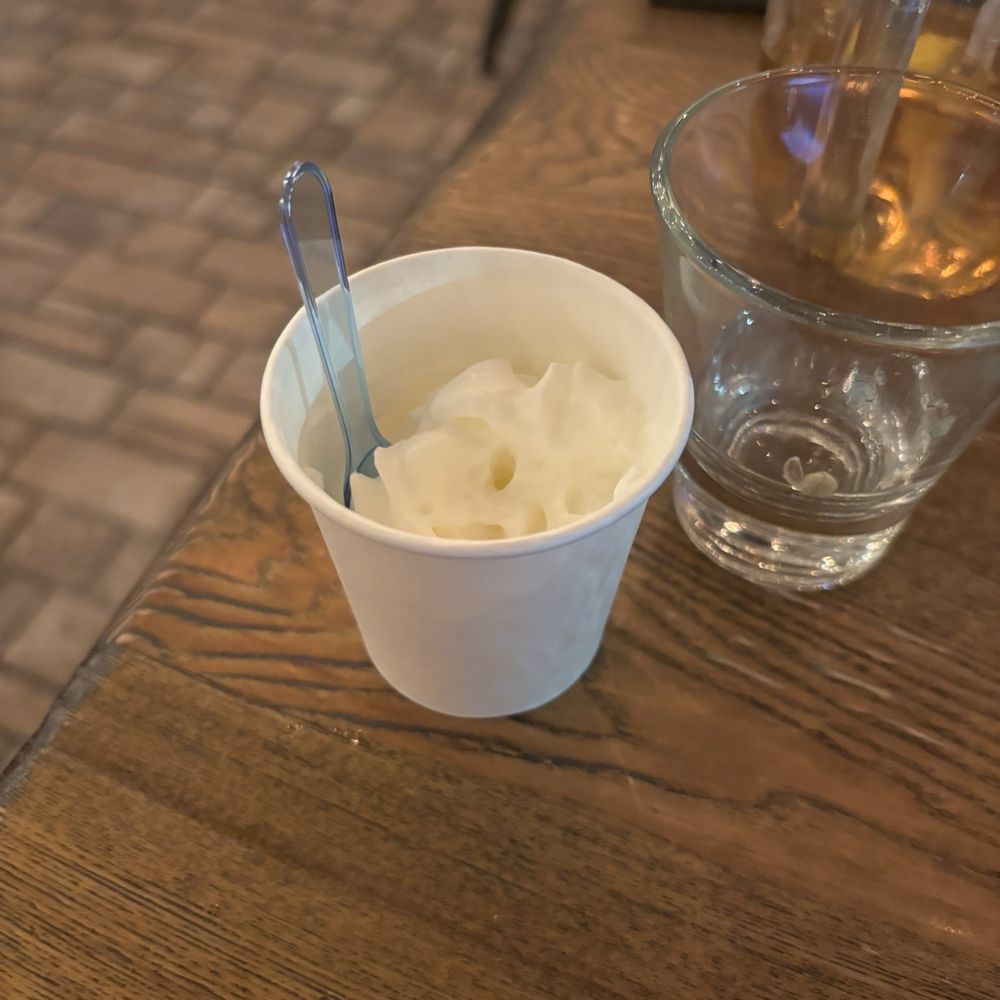 Eat Italian - Got a sweet treat in the house! Coffee ice cream and whipped cream - Italian Near Me - Staten Island, New York