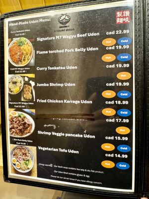 Menu photo 1 Sanuki Udon Toronto, ON