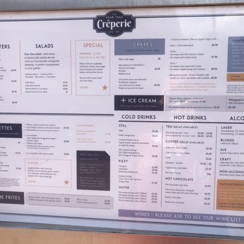 Pear Tree Creperie - Menu - Creperies Near Me Pear Tree Creperie - Menu - Creperies Near Me
