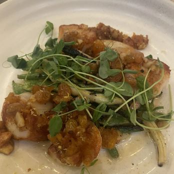 Fields Restaurant - Scallop dish with apricots. AMAZING - New American Near Me - Skaneateles, New York