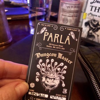 Parla - The game card - Italian Near Me - Boston, Massachusetts Parla - The game card - Italian Near Me - Boston, Massachusetts