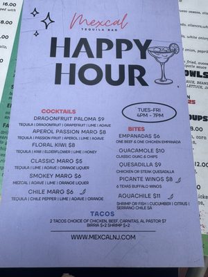 Menu photo 7 Mexcal Tequila Bar Englewood, NJ
