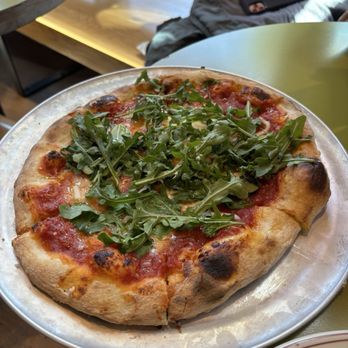 a Mano - Margherita with arugula and egg added - Italian Near Me - San Francisco, California