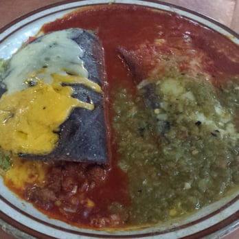 The Shed - Enchilada and taco - one must get with red and green chili and meat chili to top off. - New Mexican Cuisine Near Me - Santa Fe, New Mexico