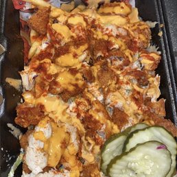 FLAMIN fries!! I always have to get this- it's sooooo damn good.