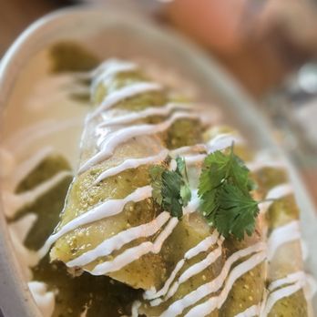 Bocado Brunch & Te'Kila - Enchiladas 8/10 Meat was a bit dry but flavor was delicious - Breakfast & Brunch Near Me - Noblesville, Indiana