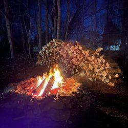 Patriot Properties TX - Cozy fires and Cold nights at Patriot Escapes RV Resort