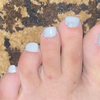 Nail Boutique & Spa - Acrylic thick as can be on some toes then thin on others - Nail Salons Near Me - Vero Beach, Florida Nail Boutique & Spa - Acrylic thick as can be on some toes then thin on others - Nail Salons Near Me - Vero Beach, Florida