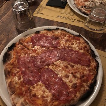Saltimbocca - Spicy salami & mozzarella pizza - Roman Near Me - Rome, RM Saltimbocca - Spicy salami & mozzarella pizza - Roman Near Me - Rome, RM