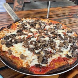 Gluten-Free Cheese Pie with garlic roasted mushrooms Gluten-Free Cheese Pie with garlic roasted mushrooms