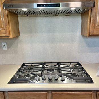 Pacific Express Installations and Services - Newly installed stove top & vent hood. - General Contractors Near Me