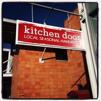 Kitchen Door - Sign - Cocktail Bars Near Me - Napa, California