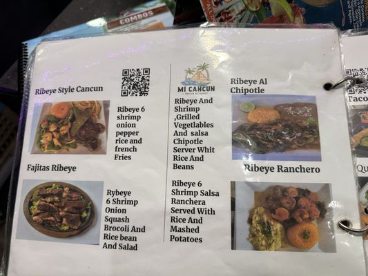 Menu photo 7 Mi Cancun Morrisville, NC