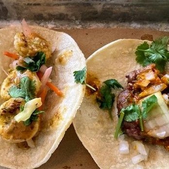 Bartaco Boulder - Chili lime shrimp taco and roast duck taco - Mexican Near Me - Boulder, Colorado