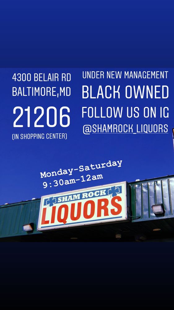 SHAMROCK LIQUORS Updated August 2024 14 Photos 4300 Belair Rd