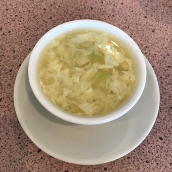 China Place - Simple egg drop soup with cabbage. - Chinese Near Me - Peoria, Arizona