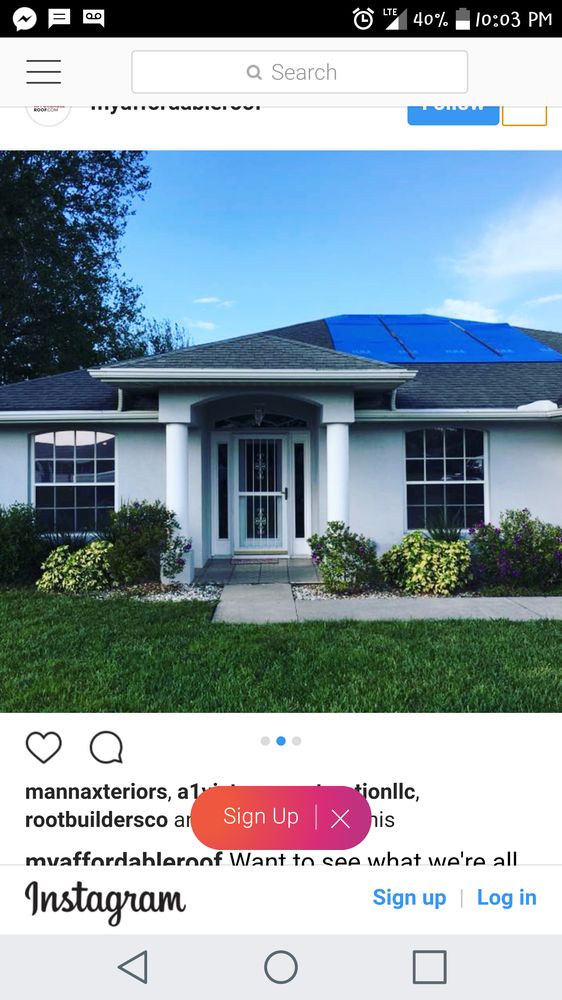 Slide of Affordable Roofing