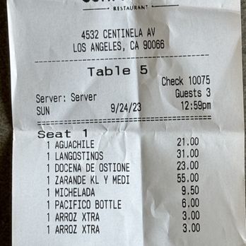 Coni'Seafood - La bill - Seafood Near Me - Los Angeles, California Coni'Seafood - La bill - Seafood Near Me - Los Angeles, California