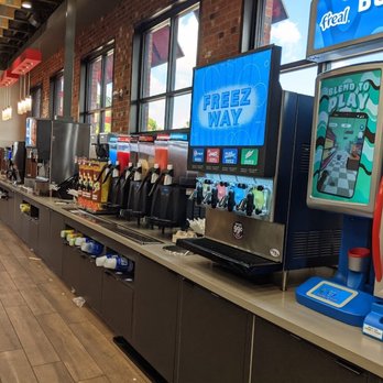 Sheetz - An aisle of fountain drink and coffee options - Convenience Stores Near Me - Circleville, Ohio