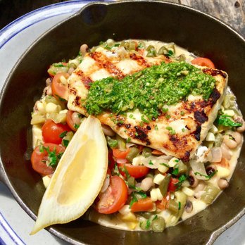 Fish - Fish of the day: fresh halibut - Seafood Near Me - Sausalito, California
