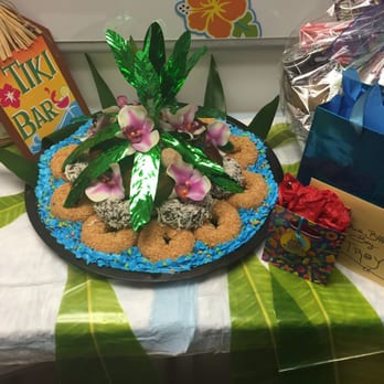 Dunkin' - This is the Hawaiian themed donut cake done by DD Laguna Hills. GM thanks a million!!! - Donuts Near Me - Laguna Hills, California