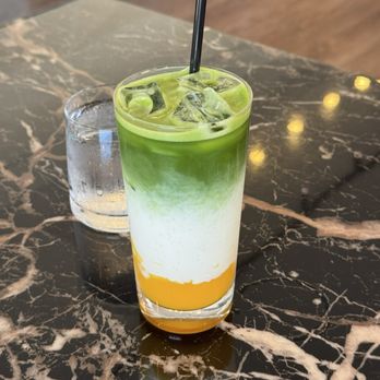 Whisper - Mango Matcha Latte - Breakfast & Brunch Near Me - San Mateo, California