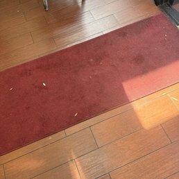 The entrance rug The entrance rug