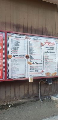 Menu photo 7 Legends Burgers Upland, CA