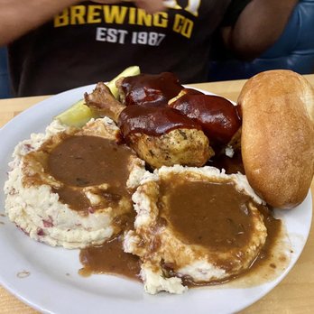 Tip Top Meats - Barbecue chicken dinner before the other leg quarter it was brought out - Meat Shops Near Me - Carlsbad, California