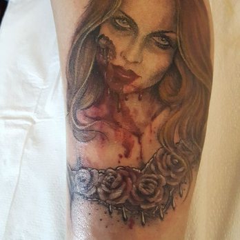 Flatland Tattoo - zombie prom date - Tattoo Near Me - Champaign, Illinois