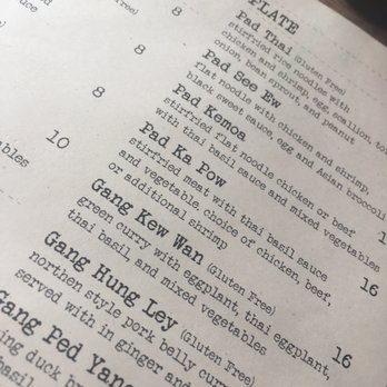 Sla Thai Restaurant - Lunch menu - Thai Near Me - Montclair, New Jersey